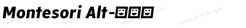 Montesori Alt字体转换 Montesori Alt字体转换